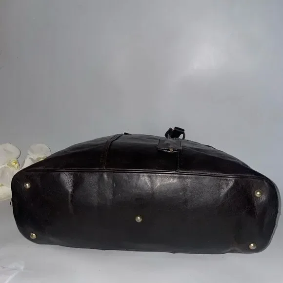 Authentic Yves Saint Laurent Brown Muse Leather Satchel - Picture 6 of 16